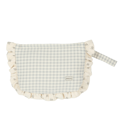 Pouch Vichy Blue / Blossom Blue