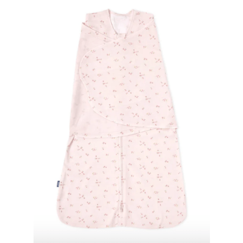 Pink Floral Cotton Swaddle Newborn | HALO