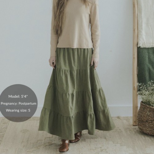 Transitional Skirt in Cotton/Linen – EMME