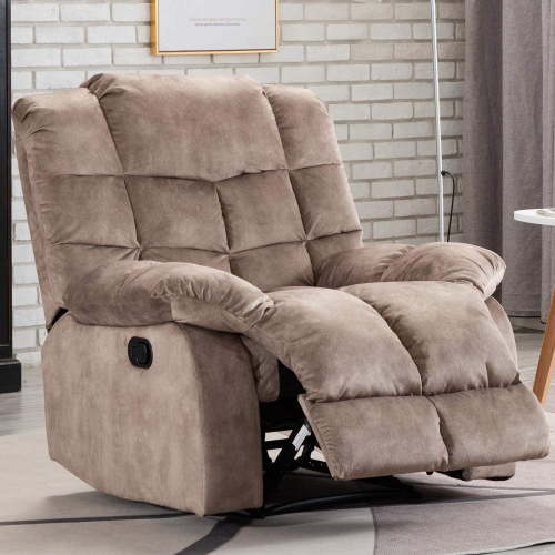CANMOV Fabric Recliner, Camel
