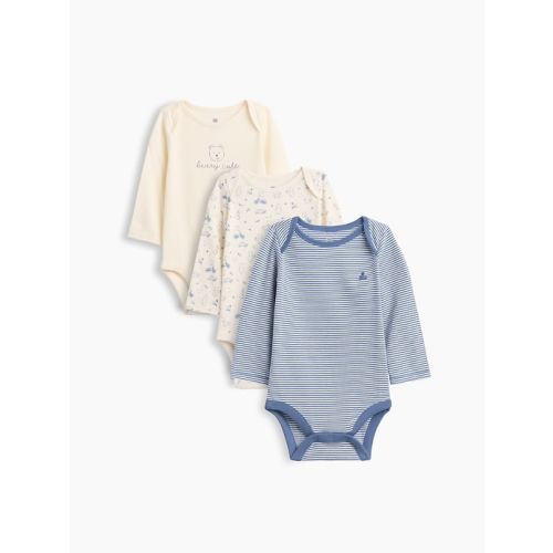 Baby First Favorites Organic Cotton Brannan Bear Bodysuit (3-Pack)