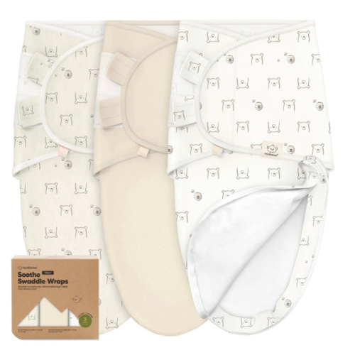3-Pack Soothe Zippy Swaddle Wrap