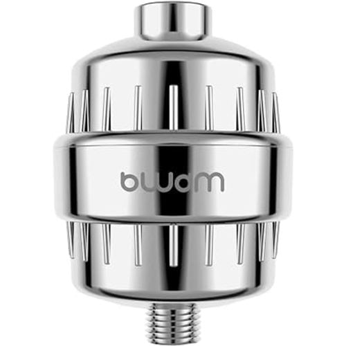 15 Stage Shower Filter - Shower Head Filter - bwdm Hard Water Filter, Remove Chlorine Heavy Metals and other Impurities, Vitamin C Water Softener Reduces Dry Itchy Skin, Dandruff (Chrome)