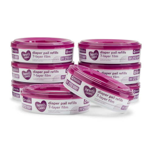 Parent's Choice Diaper Pail Refills, 8 Count