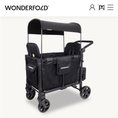 W2 Elite Pro Stroller Wagon (2 Seater) – WONDERFOLD