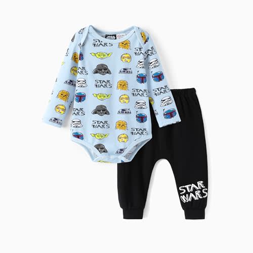 Disney Winnie the Pooh Yoda Minnie Mouse Creeper Bodysuits Baby Girl/Boy Organic Cotton Long Sleeve Fall Outfits 0-18 Months