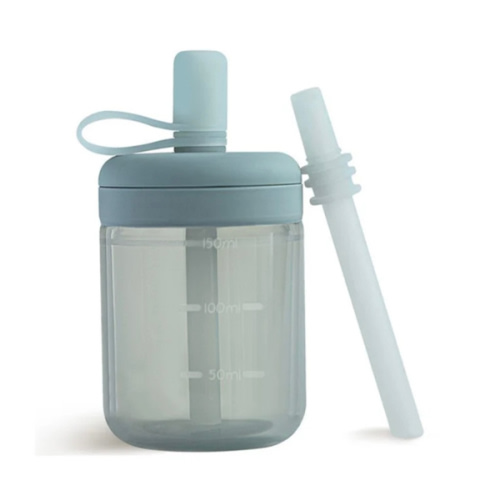 Silicone Training Cup + Straw | BPA Free | Moonkie
