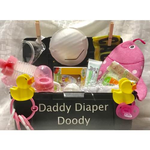 Daddy to be gag baby shower gift,new daddy toolbox,call of Doody,daddy Baby Shower GIft, DIaper party GIft Dad, first time dad