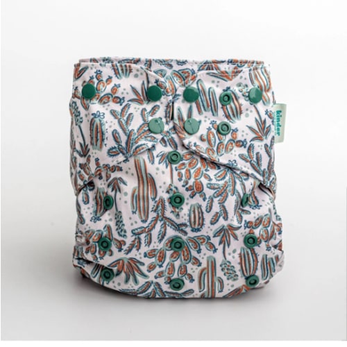 Nature: Essentials Pocket Cloth Diaper with Athletic Wicking Jersey, Grows with your Baby