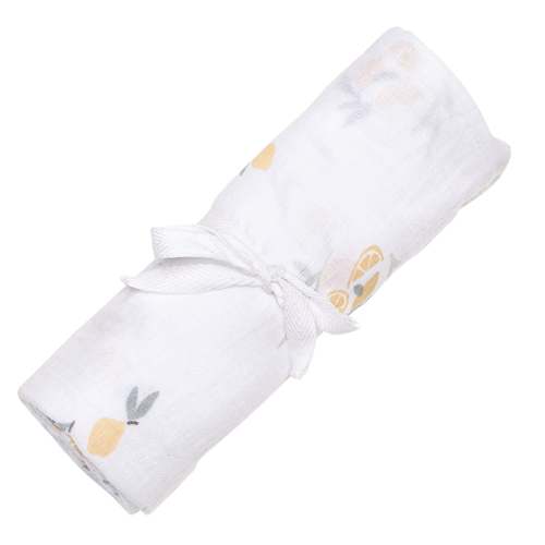 Muslin Swaddle Blanket - Lemons