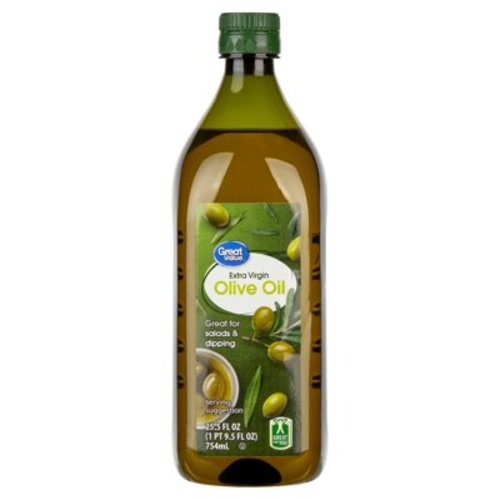 Great Value: 100% Extra Virgin Olive Oil, 25.5 fl oz