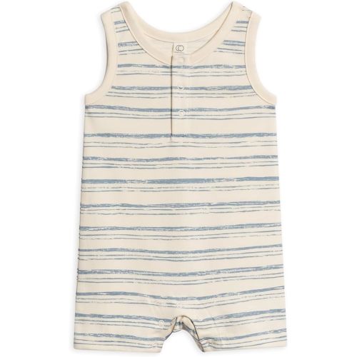 Colored Organics Organic Cotton Baby and Toddler Summer Romper Sleeveless One Piece