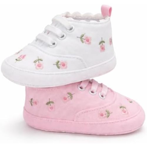Baby Boy Girl Canvas Sneakers 6 12 18 Months Infant First Walker Shoes