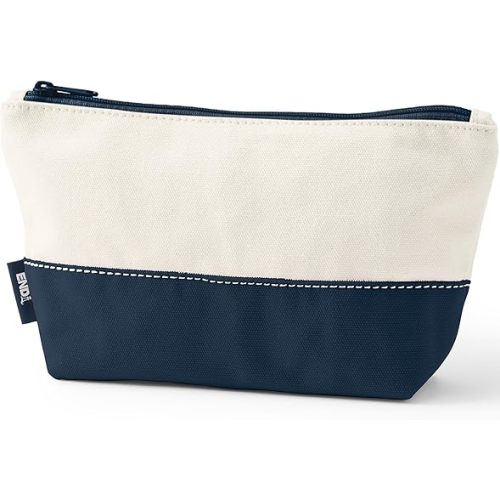 Lands' End Zipper Canvas Pouch