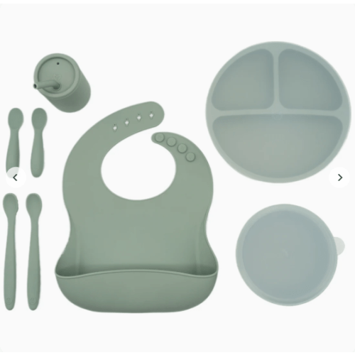 Baby-Led Weaning Silicone Feeding Bundle - 10 piece set
