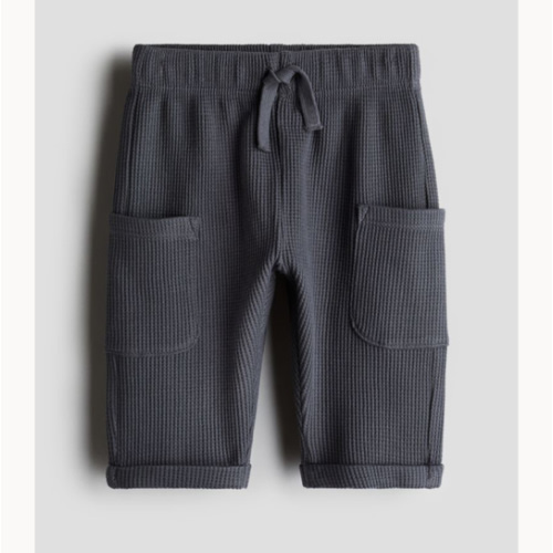 Waffled Cotton Pants