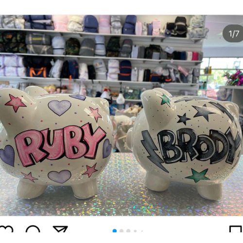 Personalized Piggy Bank