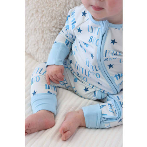 Convertible Zip Romper in Little Bro | Caden Lane