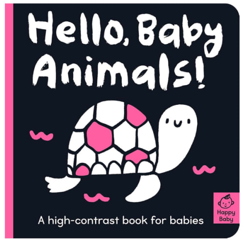 Hello Baby Animals!: A high-contrast book for babies (Happy Baby)