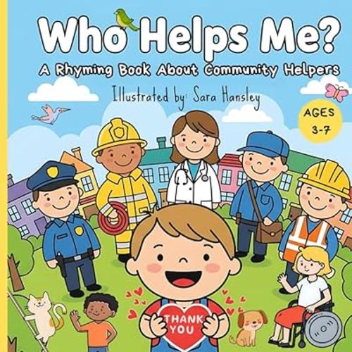 Who Helps Me?: A Rhyming Picture Book About Community Helpers (Firefighters, Doctors, Teachers & More) for Kids Ages 3–7