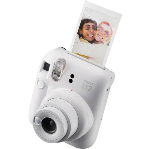 Fujifilm - instax mini 12 Instant Film Camera - Clay White