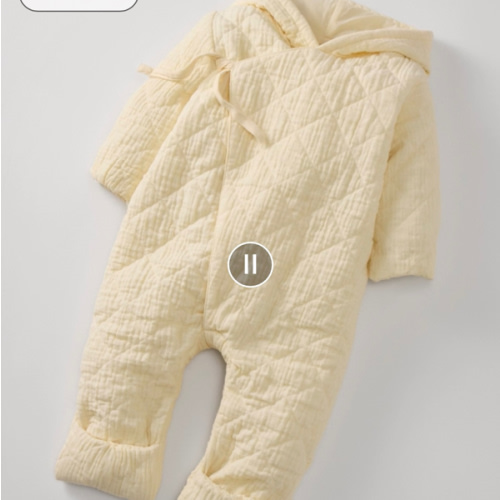 Baby Muslin Crossover Romper