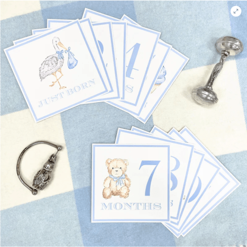 Sir Proper's Month Markers - Buckhead Blue