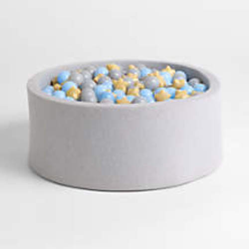 Baby and Toddler Light Grey Pop-Up Ball Pit with Star Balls