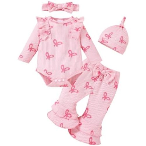 Renotemy Newborn Baby Girl Clothes Infant Fall Outfits Preemie-12Months