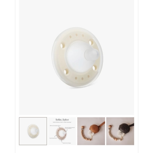 Ninni Pacifier Creme 1 Pack