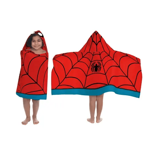 Spiderman hooded bath towel