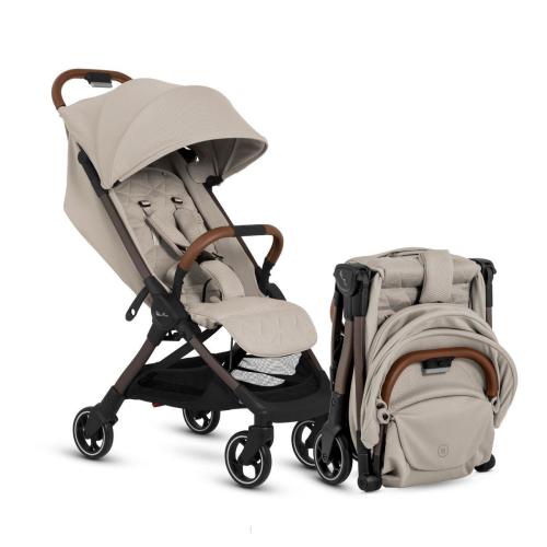 Silver Cross Clic Compact Stroller - Latte