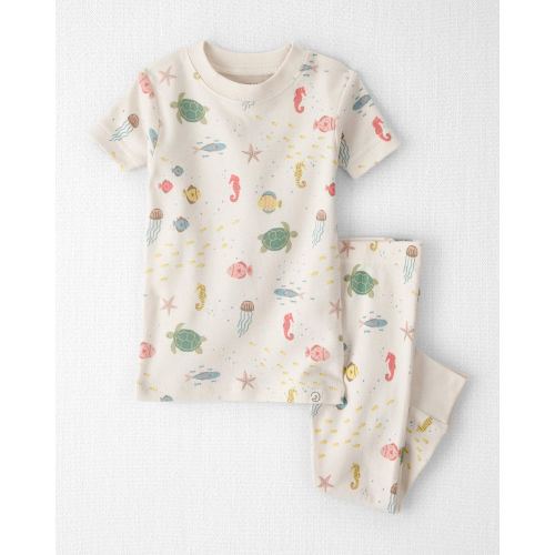 Baby 2-Piece Organic Cotton Pajamas in Under the Sea - Little Planet | Carter's