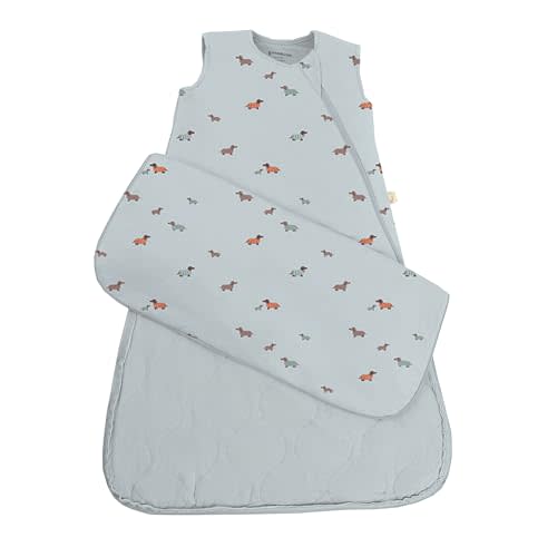 GUNAMUNA günamüna Unisex Baby, Toddler Wearable Blanket, Sleeping Bag Bamboo Rayon, Sleep Sack with Diaper Zipper, 1.0 TOG