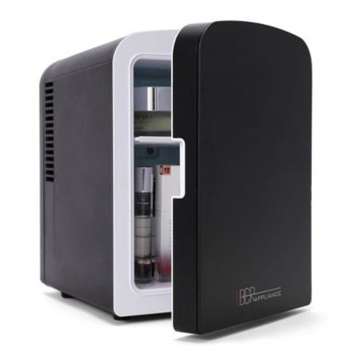 Uber Appliance Personal and Portable Mini Fridge with dry erase board and markers - Black