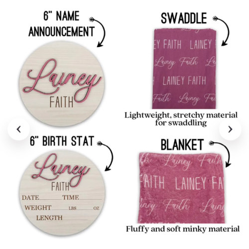 Newborn Name Blanket, baby name swaddle, first and middle name blanket, baby name swaddle, newborn swaddle and blanket, Name Swaddle for Boy