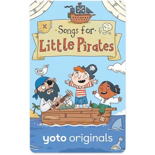 YOTO Songs for Little Pirates – Kids Musical Card for Use with Player & Mini All-in-1 Audio Device, Screen-Free Listening with Fun Singalong Music for Playtime, Parties & Travel, Ages 3+