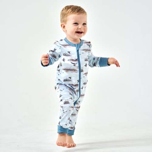 Duck Hunt Baby Zip Up | Hunting Infant Gift | BURLEBO