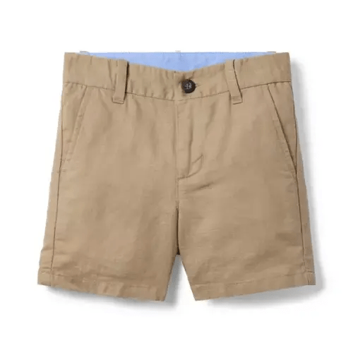 Boy Jack Khaki Linen-Cotton Short by Janie and Jack
