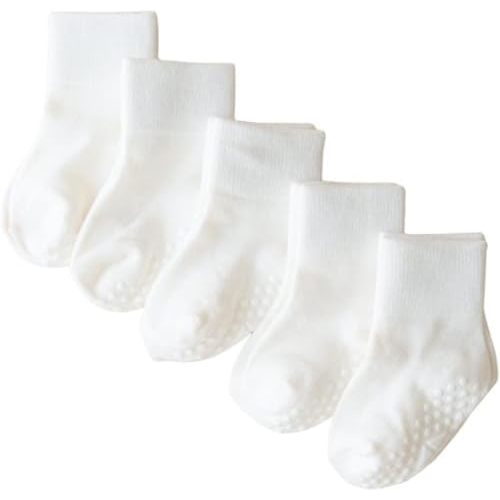 KYTE BABY Socks 5-Pack w/Grips - 6M
