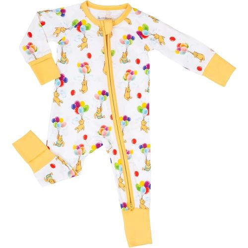LollyBanks Baby Pajamas, Long Sleeve Baby Romper with 2-Way Zipper, 95% Viscose from Bamboo and 5% Spandex, Infant Sleepers