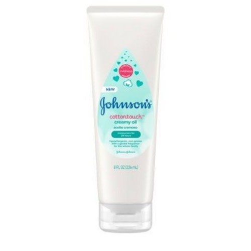 Johnson's Baby Cotton Touch Creamy Oil - 8 fl oz