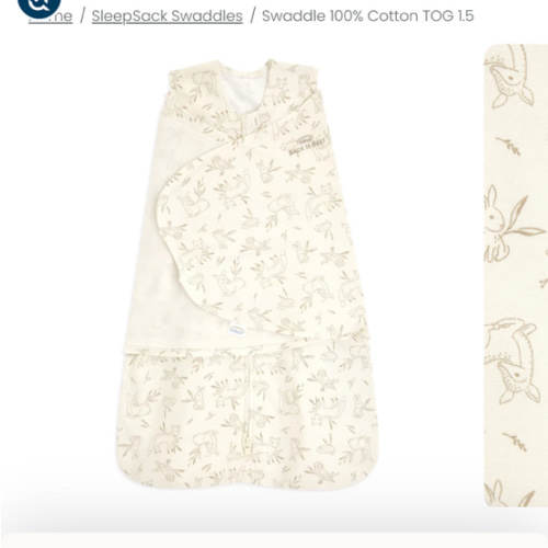 100% Cotton Baby Swaddle Forest Lullaby | Newborn | HALO US