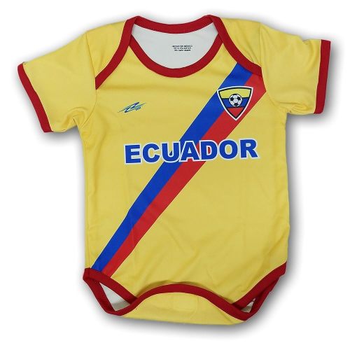 Ecuador Soccer Baby Outfit Onesie mameluco
