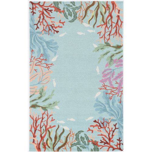 Jaden Floral Hand Hooked Polyester Rug