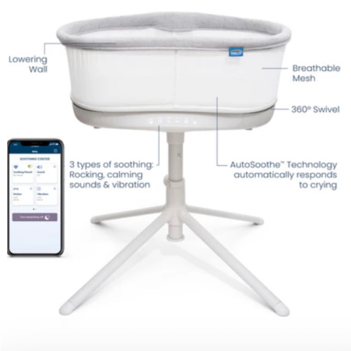 HALO BassiNest® Connected Swivel Sleeper 3.0 Smart Bassinet