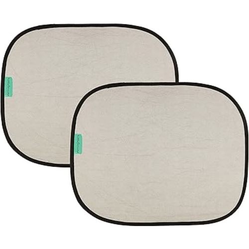 Static Cling Car Window Shades UPF 50+ Sun Protection - 2 Pack - Model CK103