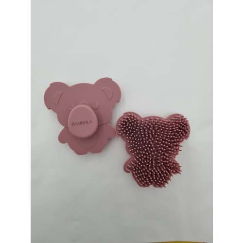 Bambola The Label Koala Soft Bristled Silicone Brush - Rose