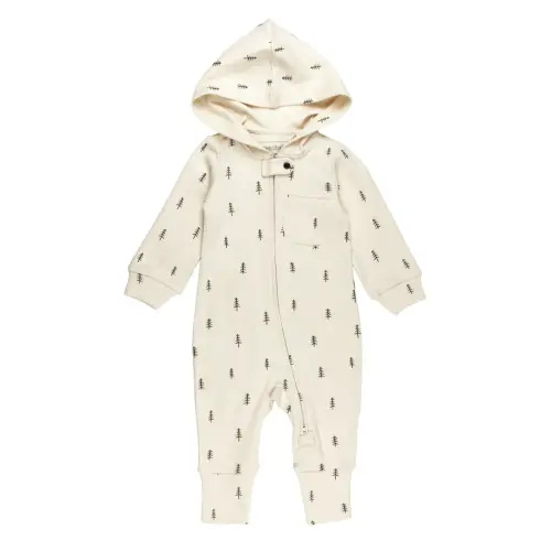 Buttercream Tree | Organic Zipper Romper – L'ovedbaby
