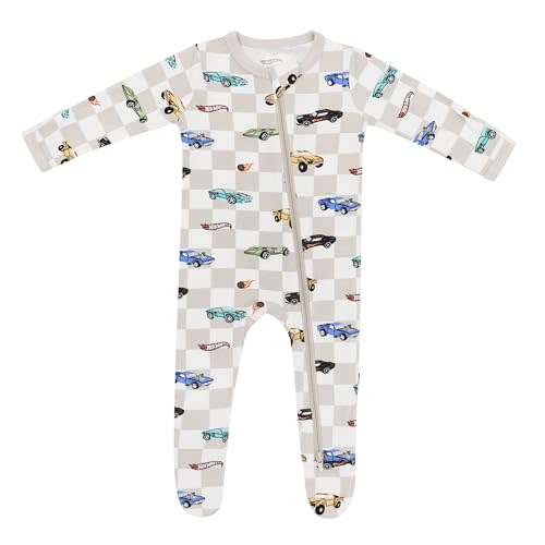 KYTE BABY Unisex Zipper Closure Footies, Rayon Made From Bamboo, 0-24 Months